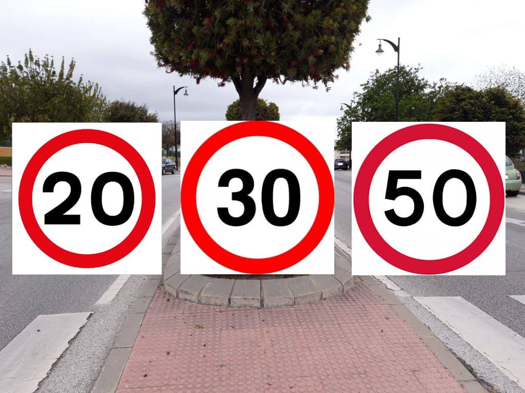 Speed Limits Spain from May 2021