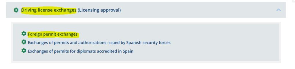 How to make an appointment with Trafico to change your UK licence to a Spanish